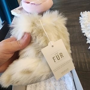 Restoration Hardware Baby faux snow booties